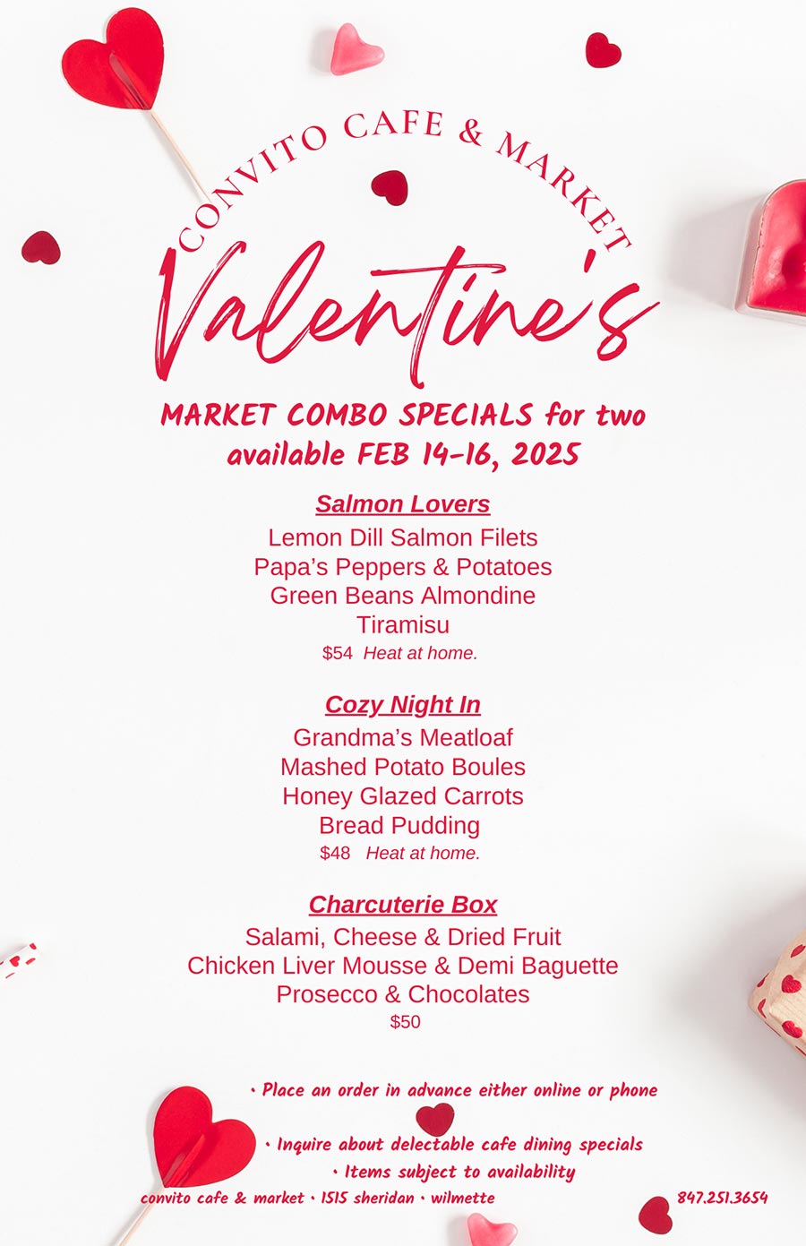 Convito Valentines Market Combo Special for two